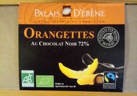 Orangettes - Lamelles d'écorces d'orange confites enrobées de chocolat noir
