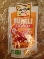 Muesli 4 céréales et fruits