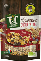Le croustillant super fruits