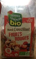 Muesli croustillant fruits rouges