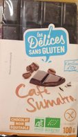 Chocolat Noir Au Café De Sumatra - 100G - Grillon D'or (céréco)