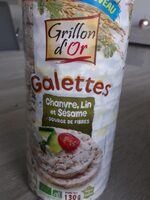 Galettes chanvres lin et sesame