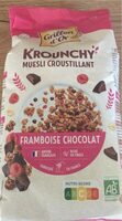 Krounchy muesli croustillant Framboise chocolat