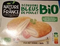 Cordons bleus de poulet bio