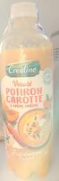 Velouté potiron carotte et crème fraîche