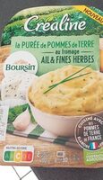 Purée pomle de terre au fromage ail et fines herbes