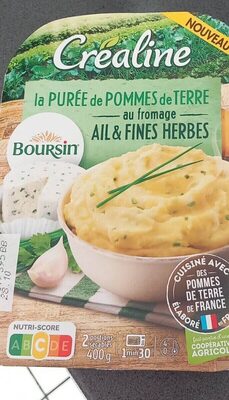 Purée pomle de terre au fromage ail et fines herbes