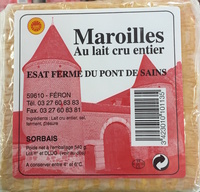 Maroilles au lait cru entier (sorbais)