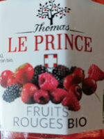 Thomas Le Prince confiture fruits rouges bio