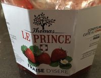 Confiture extra fraise de la vallée du Rhône