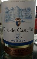 Côtes de Bergerac AOP, blanc moelleux