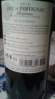 Duc de Pertignac Bordeaux 2014