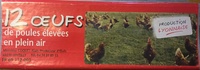 Oeufs de poules élevées en plein air