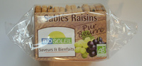 Sablés Raisins - Pur beurre