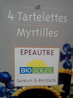 4 Tartelettes Myrtilles Épeautre