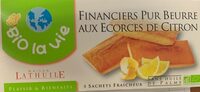 Financier pur beurre aux ecorces de citron