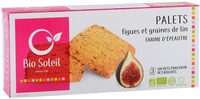 Palets figues et graines de lin farine d'épeautre