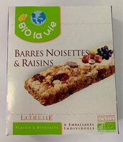 Barre Noisettes & Raisins