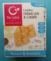 Nature&Bienfaits Crackers Parmesan et Cumin