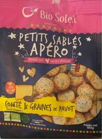 Petits sablés apéro - comté & graines de pavot