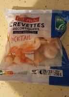 Queues de crevettes décortiquées