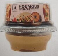 Houmous Sriracha avec bretzels