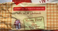 Beurre cru de baratte au sel de Guérande
