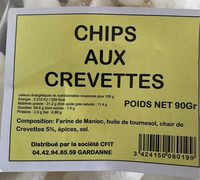 Chips aux crevettes