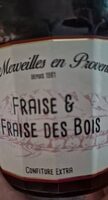Confiture Fraise et fraise ded bois
