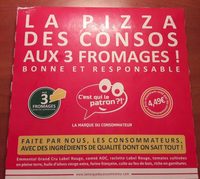Pizza surgelée 3 fromages