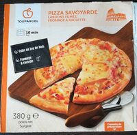 Pizza Savoyarde, lardons fumés, fromage à raclette