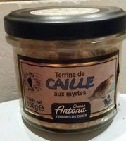Terrine de caille aux myrtes