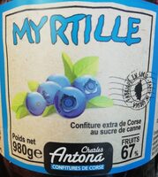 Confiture Myrtille