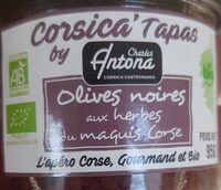 Olives noires corses tapas