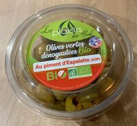 Olives vertes denoyautées bio