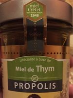 Miel de THYM et PROPOLIS