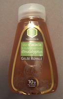 Miel d’acacia & huile essentielle d’eucalyptus et gelée royale