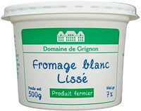 Fromage blanc lissé