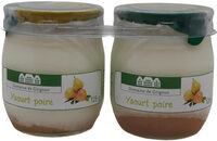 Yaourt poire DOMAINE DE GRIGNON 250g (2 * 125g)