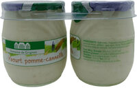 Yaourt pomme cannelle