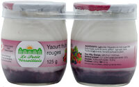 Yaourt aux fruits rouges
