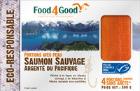 Saumon Sauvage Argenté du Pacifique MSC pêché à la ligne surgelé