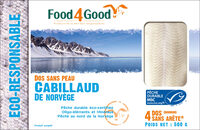 Dos sans peau Cabillaud de Norvège MSC