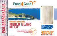 Portions sans peau Merlu Blanc du Cap MSC