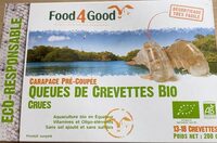 Queues de crevettes bio