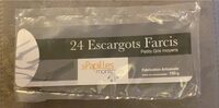 24 escargots farcis petits gris moyens