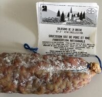 Saucisson sec de porc et ane