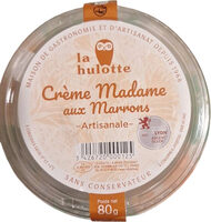 Crème Madame aux Marrons Artisanale