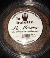 Mousse au chocolat artisanale