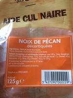 Noix de pécan décortiquées